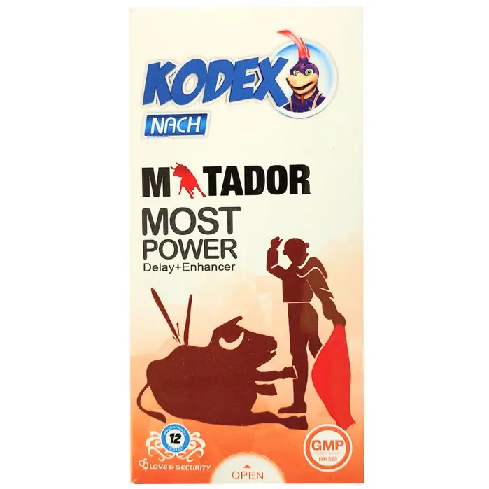 کاندوم ناچ کدکس مدل Matador بسته 12 عددی