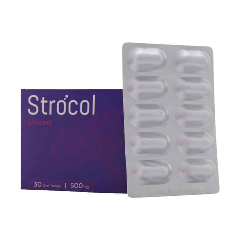 Strocol Citicoline 500 mg Tablets